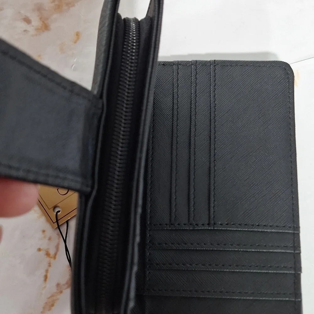 Gold Coast Wallet Black Purse Coin - Picture 6 of 9